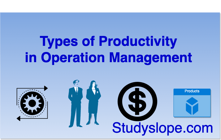 Types of Productivity in Operation Management
