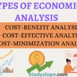Types of Economic Analysis
