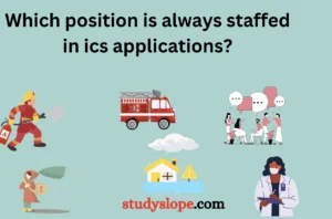 Which position is always staffed in ics applications?