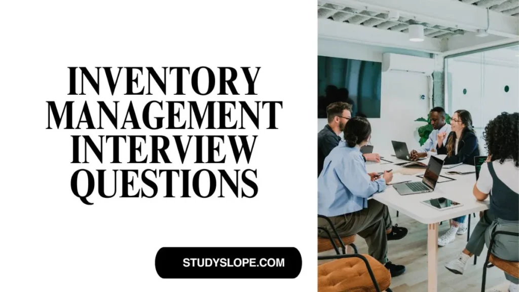 inventory management interview questions