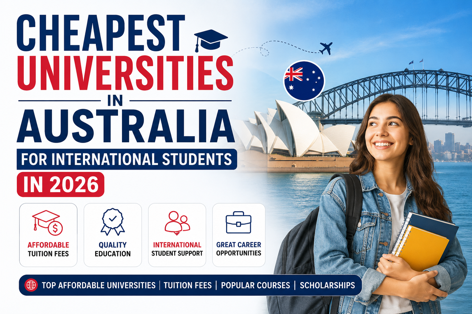 Cheapest Universities in Australia