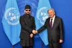Prime Minister Shah Meets UN Secretary-General Guterres